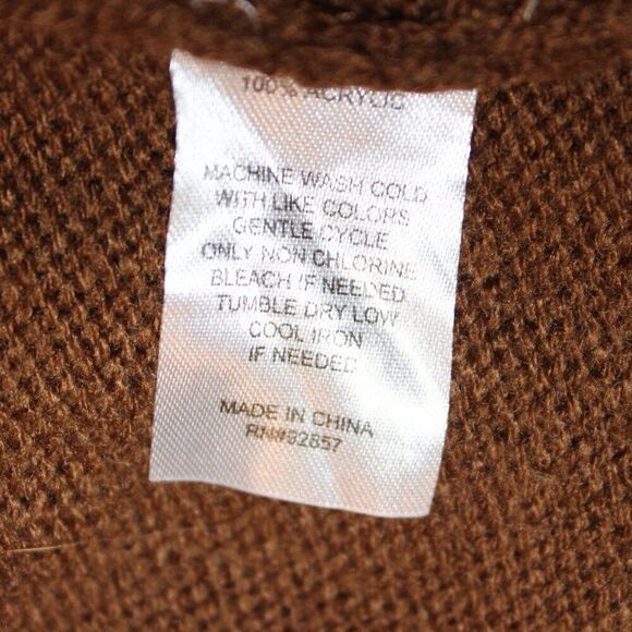 Absolutely Creative Worldwide Brown Stitch Fix Long  Cardigan Women Size XL - Picture 8 of 10